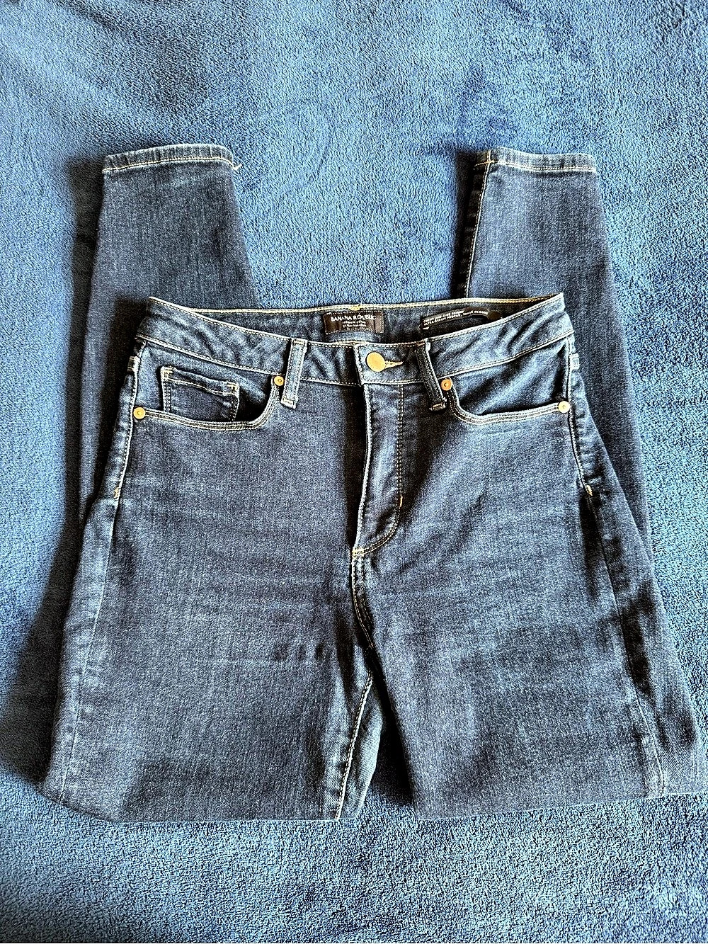 Banana Republic Mid-Rise Skinny Jeans Blue Waist 28